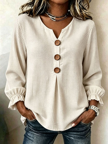 waffle knit top women Australia