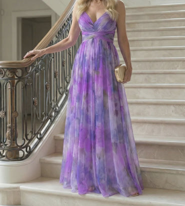 chiffon midi dress women
