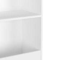 “4-tier bookcase – modern, space-saving shelving unit for books, décor, and storage – Hot Deal Warehouse furniture”

