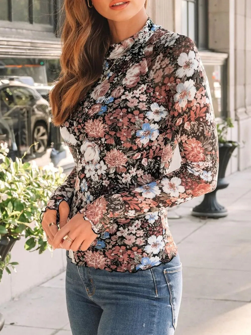 “Flora Blouse for Women – elegant women’s blouse with floral accents, ideal for both work and weekend style – Hot Deal Warehouse fashion”

