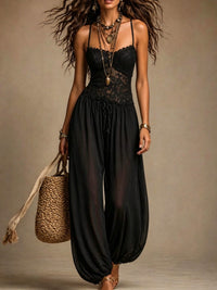 New Strap Fashion Sexy Casual Loose Mood Comfortable Jumpsuit Hot Deal Warehouse