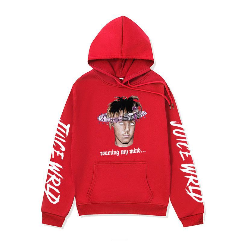 Men’s autumn winter hoodie – rapper-inspired streetwear jacket with bold graphic print.

