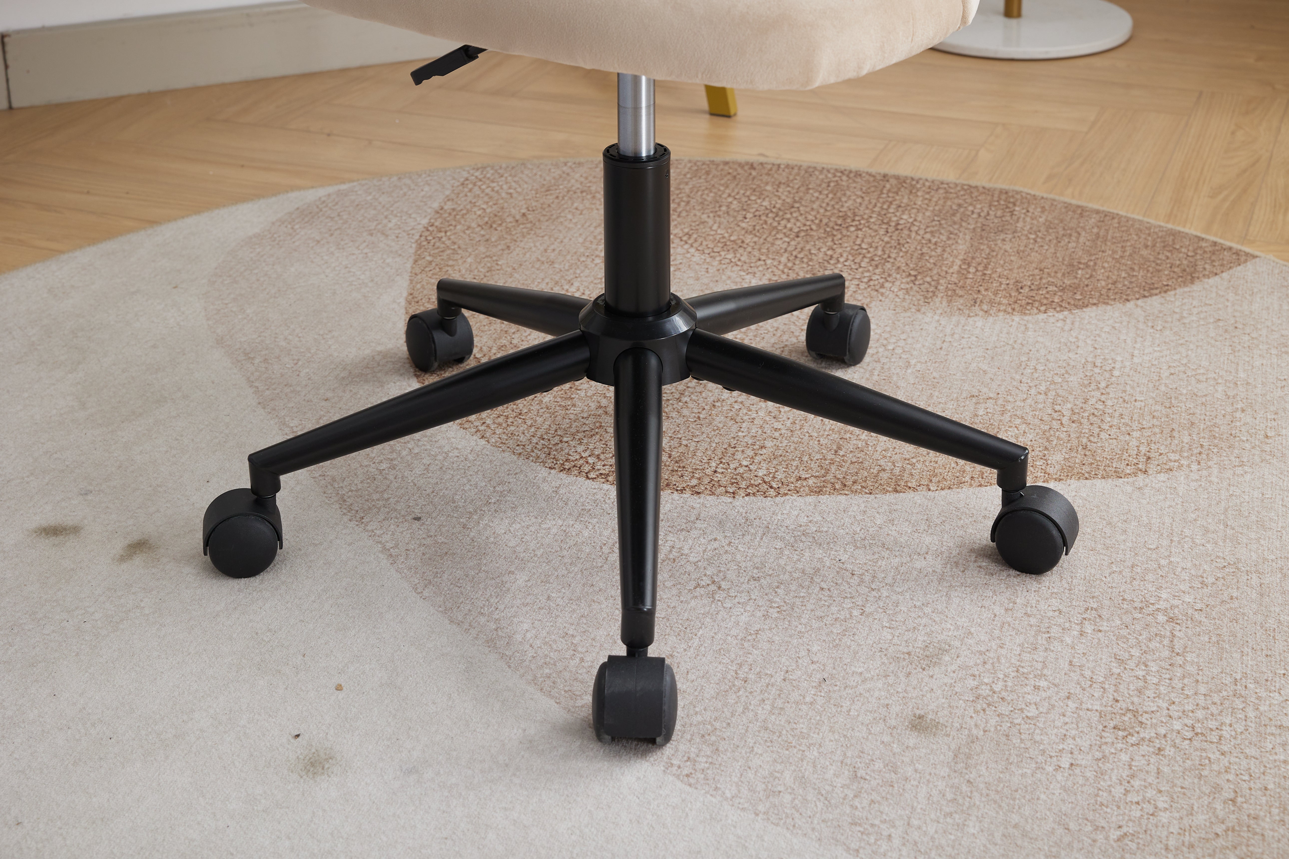 Velvet Swivel Flower Shaped Home Office Chair