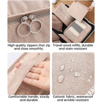 7Pcs Travel Packing Cubes, Luggage Organizer Set with Shoe Bag for Clothes Storage Hot Deal Warehouse
