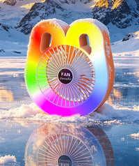colourful LED fan desk Australia