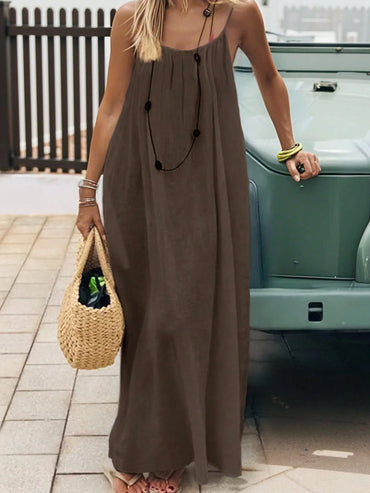 elegant backless dress women