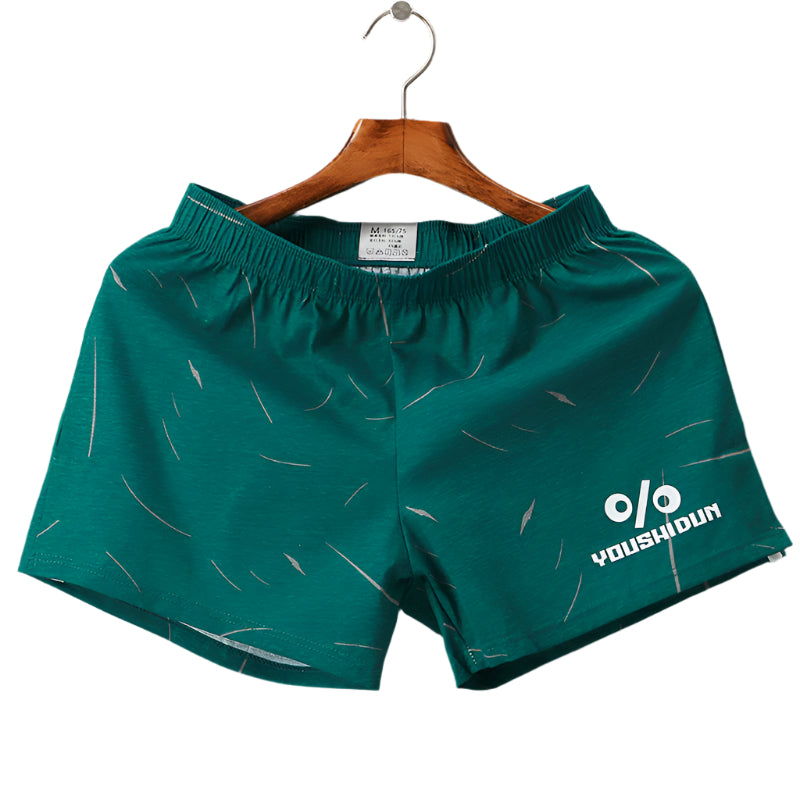 Men’s mid-waist loose cotton boxers – relaxed fit underwear

