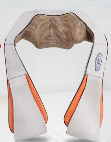 Percussion massager designed for neck, back, shoulders, legs, and body, featuring multiple attachments and adjustable speeds to provide targeted muscle relief and relaxation