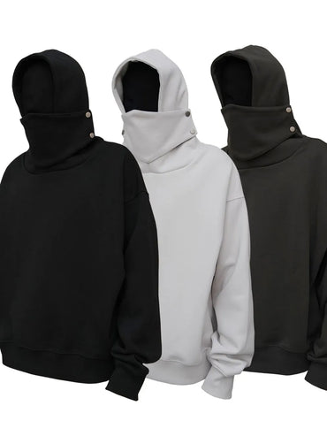 “Escaped Hoodie with Mask for Men – unique men’s hoodie featuring an attached mask, ideal for streetwear style and standout looks – Hot Deal Warehouse menswear”

