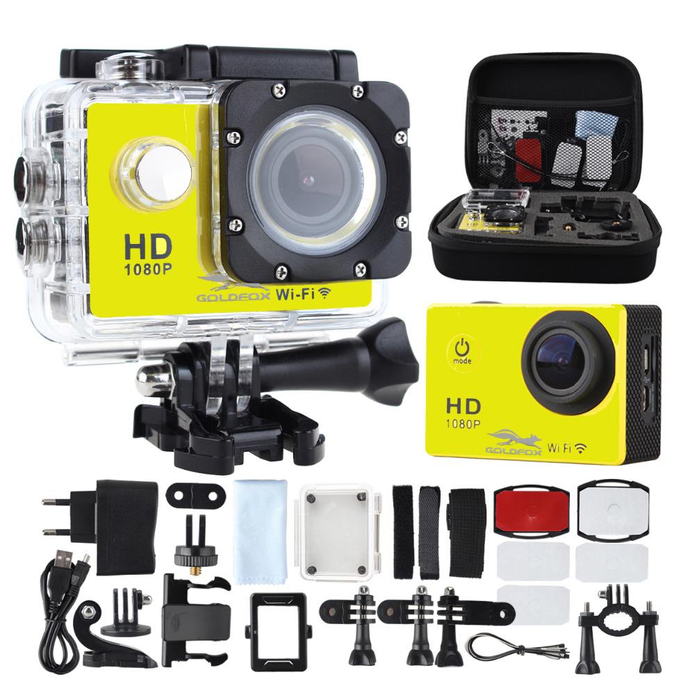 SJ4000 WiFi Action Camera – 30M waterproof, 1080P Full HD, 12MP photo resolution, and helmet mount for extreme sports and underwater adventures.

