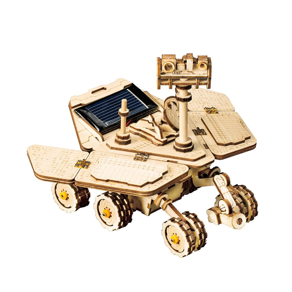 ROBOTIME ROKR DIY Solar Wooden Model Kit Hot Deal Warehouse