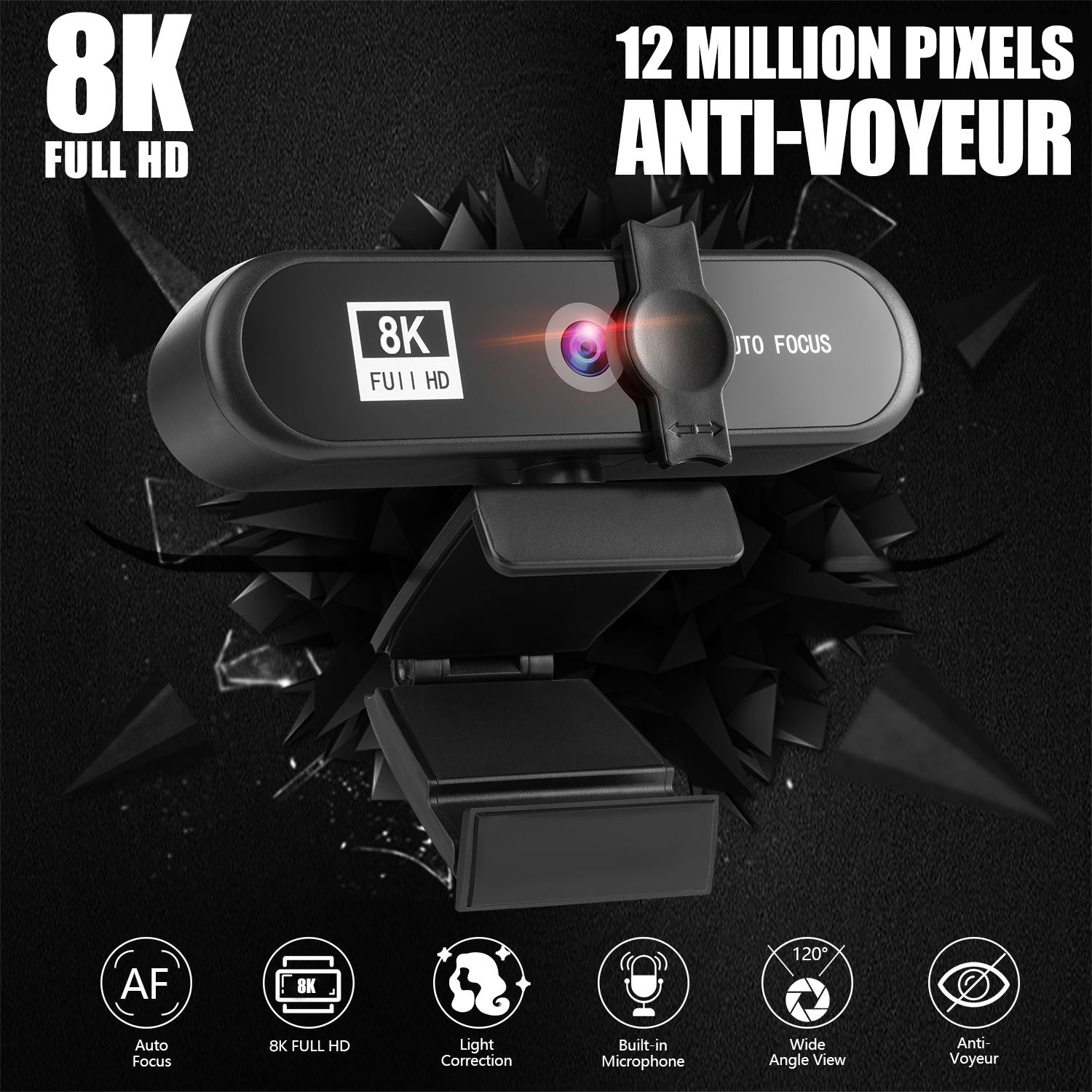 “4K beauty auto focus USB webcam – ultra high-definition webcam with auto focus and beauty enhancement for streaming and video calls – Hot Deal Warehouse electronics”

