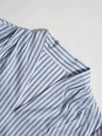 “Clovelly Striped Shirt – women’s stylish striped shirt with a relaxed fit, perfect for casual or beachwear looks – Hot Deal Warehouse fashion”

