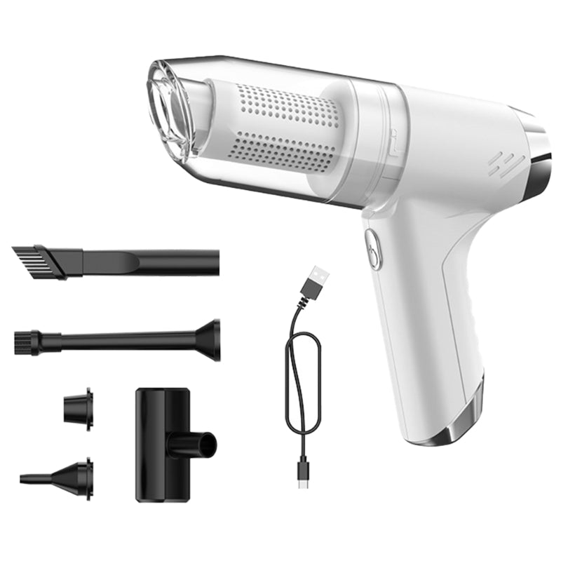 Wireless handheld car vacuum cleaner with blowing and suction feature