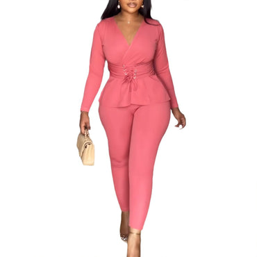 blush pants set women Australia