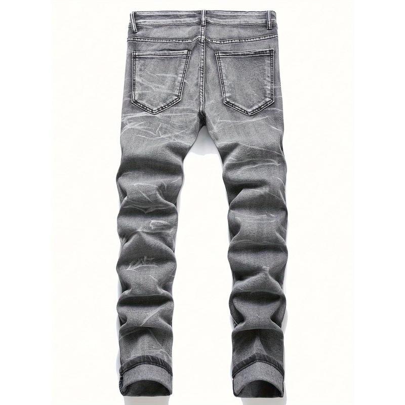 Grey Stretch Denim Jeans Hot Deal Warehouse