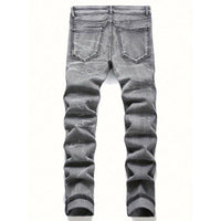 Grey Stretch Denim Jeans Hot Deal Warehouse