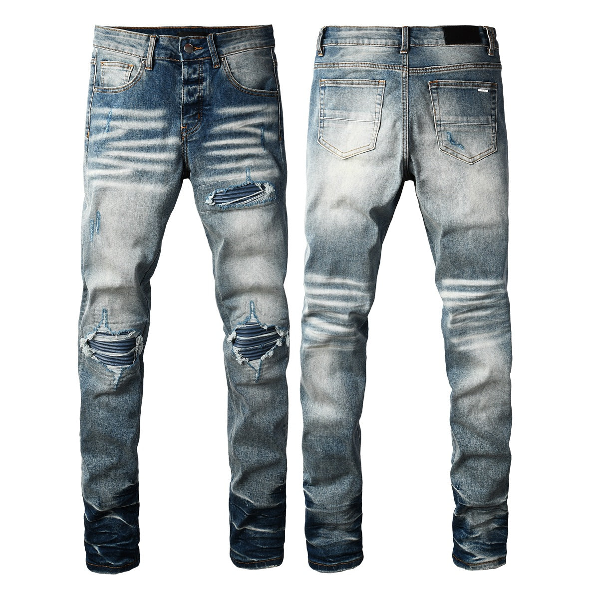 Slim-Fit Ripped Jeans Hot Deal Warehouse