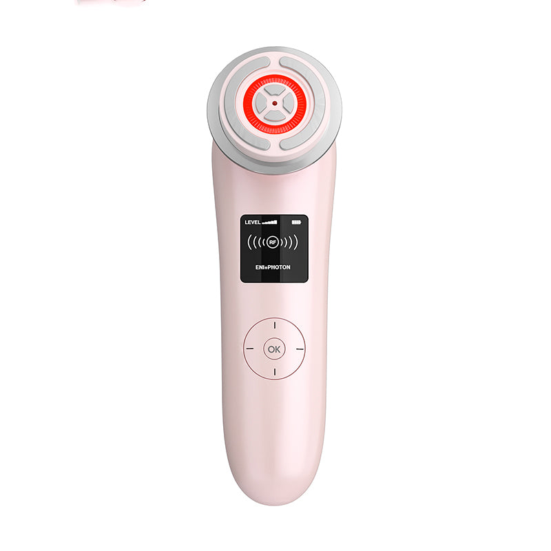Thermage RF beauty instrument designed for non-invasive skin tightening and rejuvenation. Utilizes radiofrequency technology to promote collagen production, reduce wrinkles, and improve skin elasticity. Ideal for at-home anti-aging treatments and enhancing skin appearance.