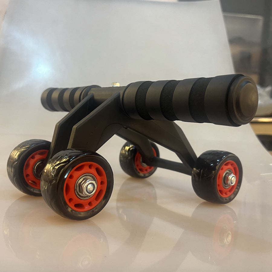 “Foldable 4 Wheel Ab Roller – compact, foldable ab roller for effective core workouts at home or on the go – Hot Deal Warehouse fitness”
