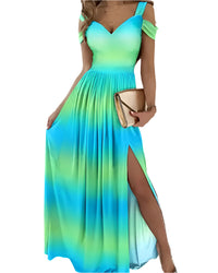 Elegant Greek-style pleated dress – floor-length, timeless design, perfect for weddings and formal occasions.

