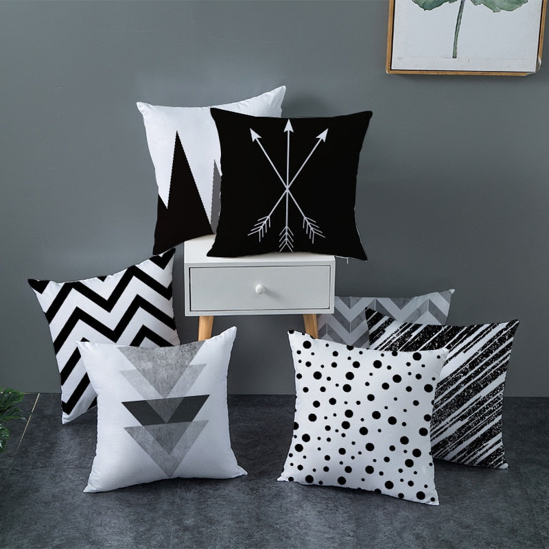 Geometric Cushion Cover