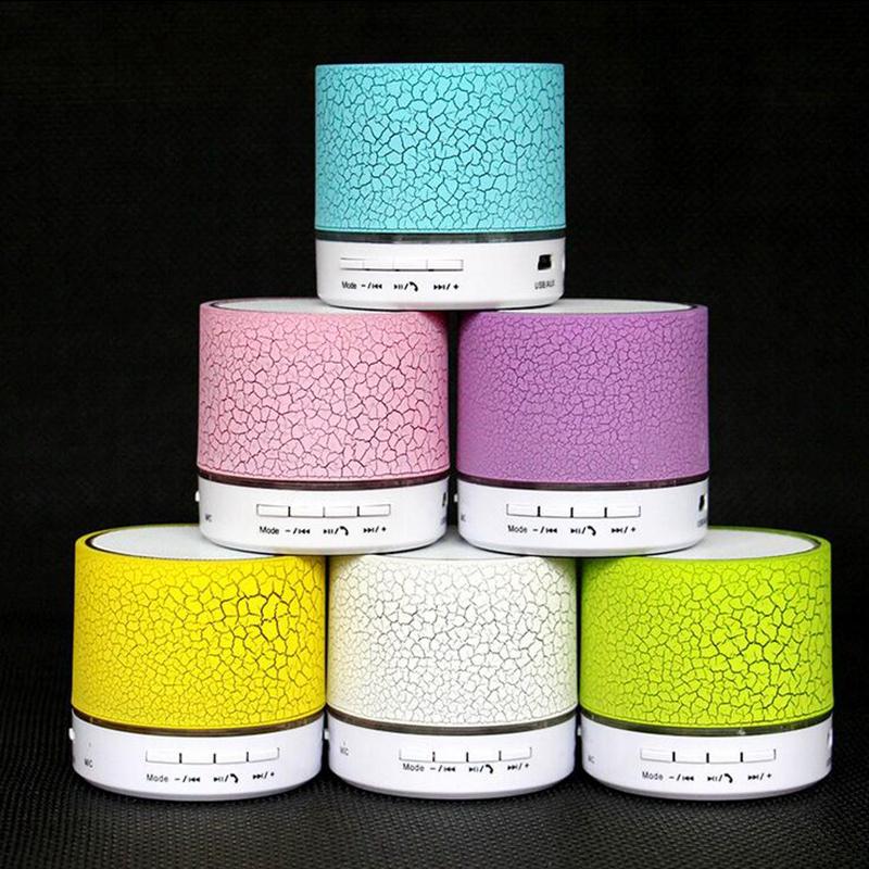 “A9 LED Bluetooth mini speaker – portable wireless speaker with colorful LED lights for music on the go – Hot Deal Warehouse electronics”

