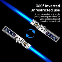 Windproof High‑Temperature High‑Power Outdoor Torch Lighter with LED Digital Display, Metal Body & Bottle Opener Hot Deal Warehouse