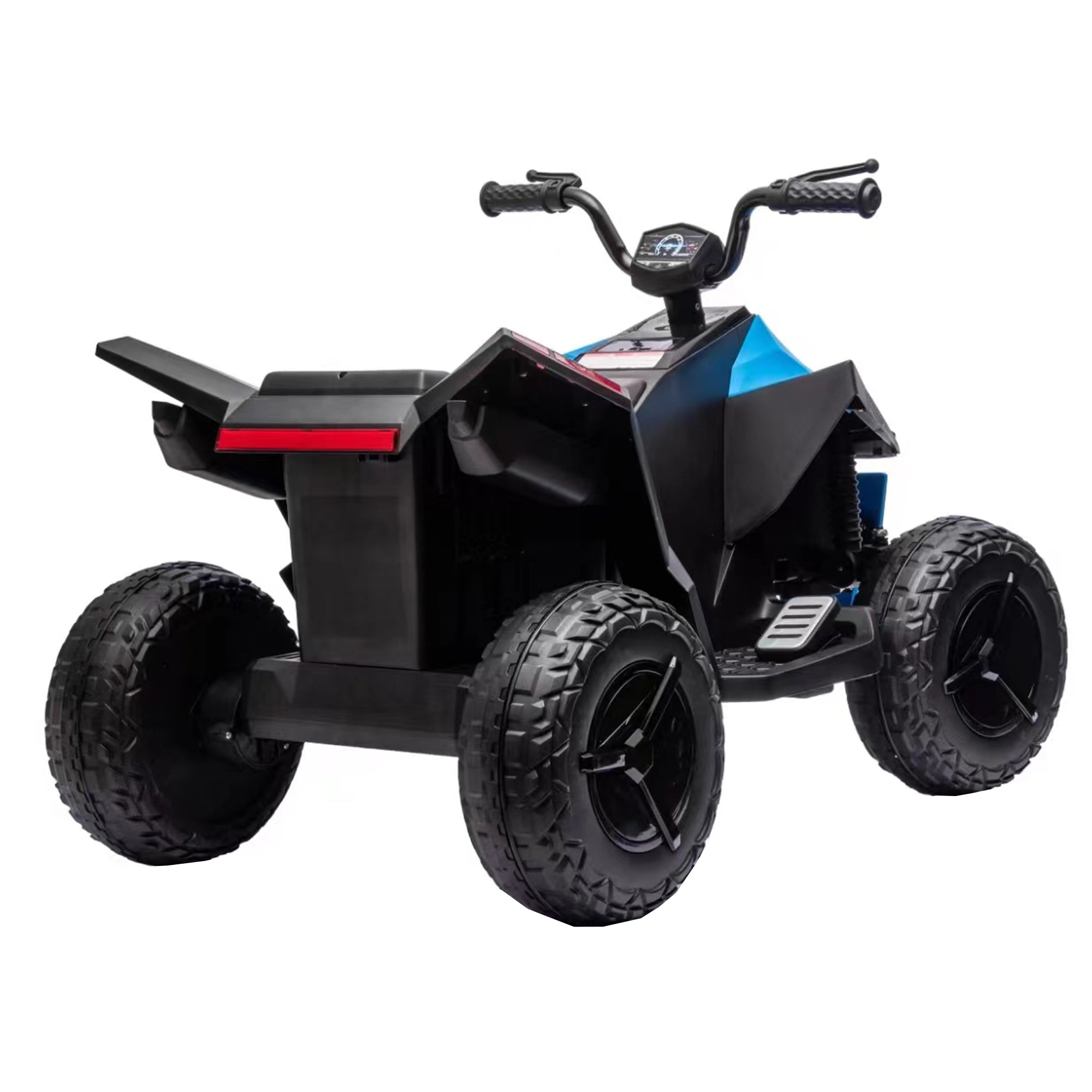 Kids electric ATV with 6V/12V battery, featuring off-road tires, forward/reverse functionality, and vibrant colors. Designed for children ages 3-6, this ride-on toy provides a fun and safe outdoor adventure experience with realistic ATV design and easy-to-use controls