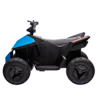 Kids electric ATV with 6V/12V battery, featuring off-road tires, forward/reverse functionality, and vibrant colors. Designed for children ages 3-6, this ride-on toy provides a fun and safe outdoor adventure experience with realistic ATV design and easy-to-use controls