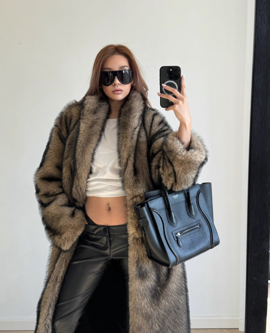 faux fur overcoat women online Australia