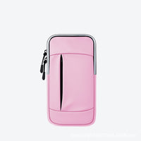 Running phone arm bag with a secure, adjustable strap, designed to hold your phone and essentials while jogging or exercising, featuring a lightweight and sweat-resistant material.