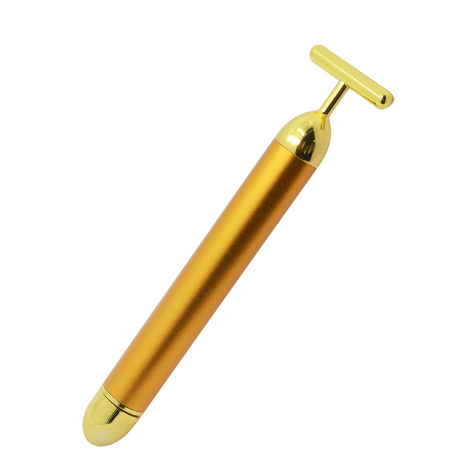 “24K vibration facial beauty bar – gold-plated, vibrating skincare tool for facial massage and radiant skin – Hot Deal Warehouse beauty”

