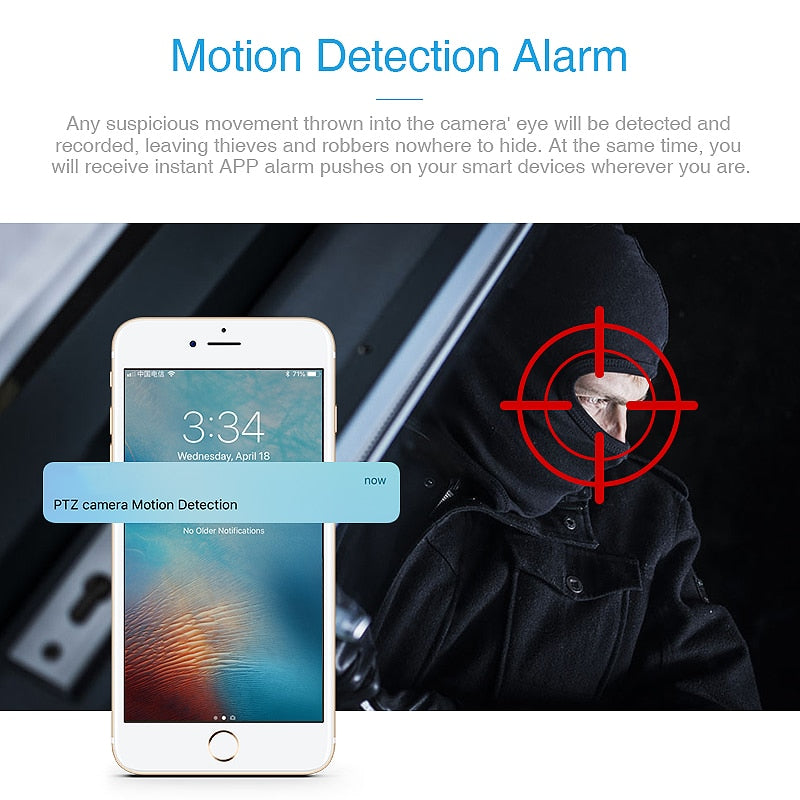 “1080P cloud IP security surveillance camera – wireless smart camera for home and business monitoring – Hot Deal Warehouse electronics”


