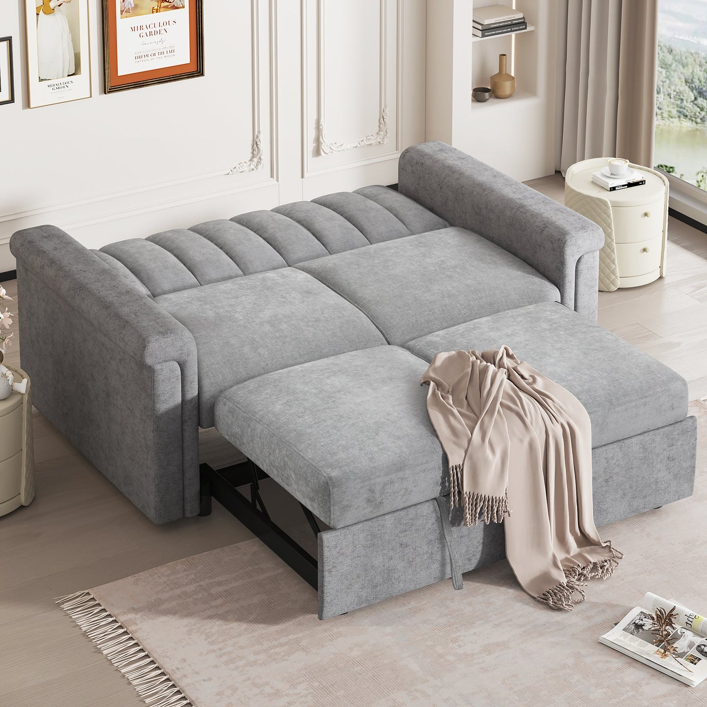 U Style Convertible Sofa With Pull Out Bed Hot Deal Warehouse