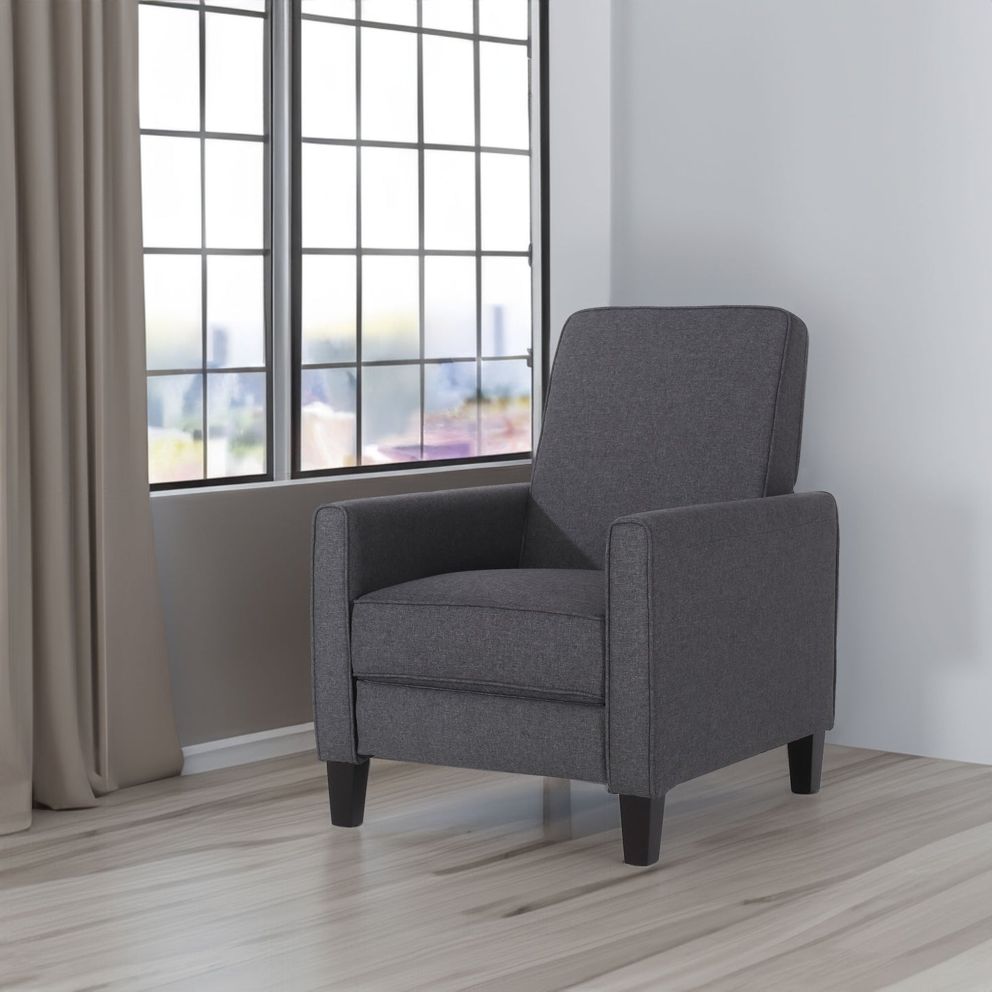 “Adina Push Back Chair – stylish, comfortable reclining accent chair for living room or office – Hot Deal Warehouse furniture”

