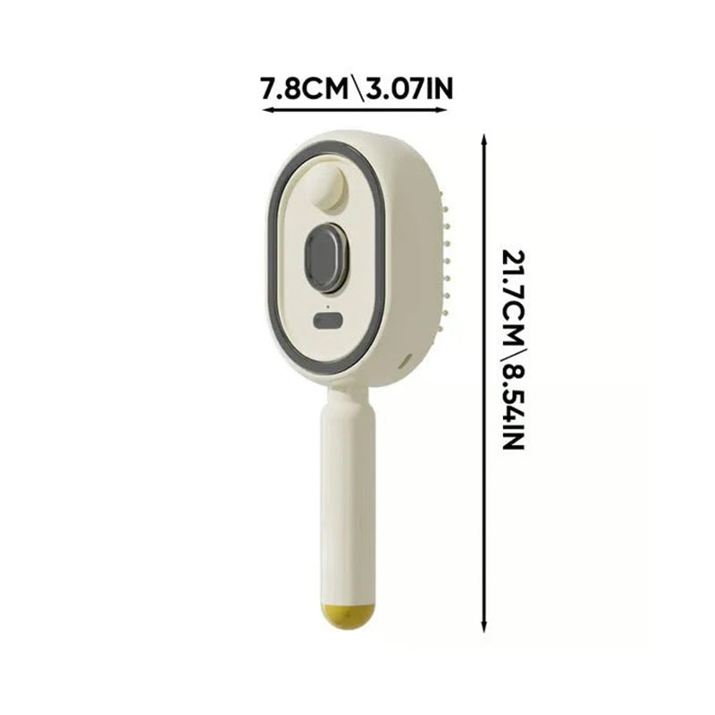 Electric Steam Hair Brush with Mist, Ionic Straightening Comb for Less Breakage & No Residue, Smooth Shiny Hair Styling Tool Hot Deal Warehouse
