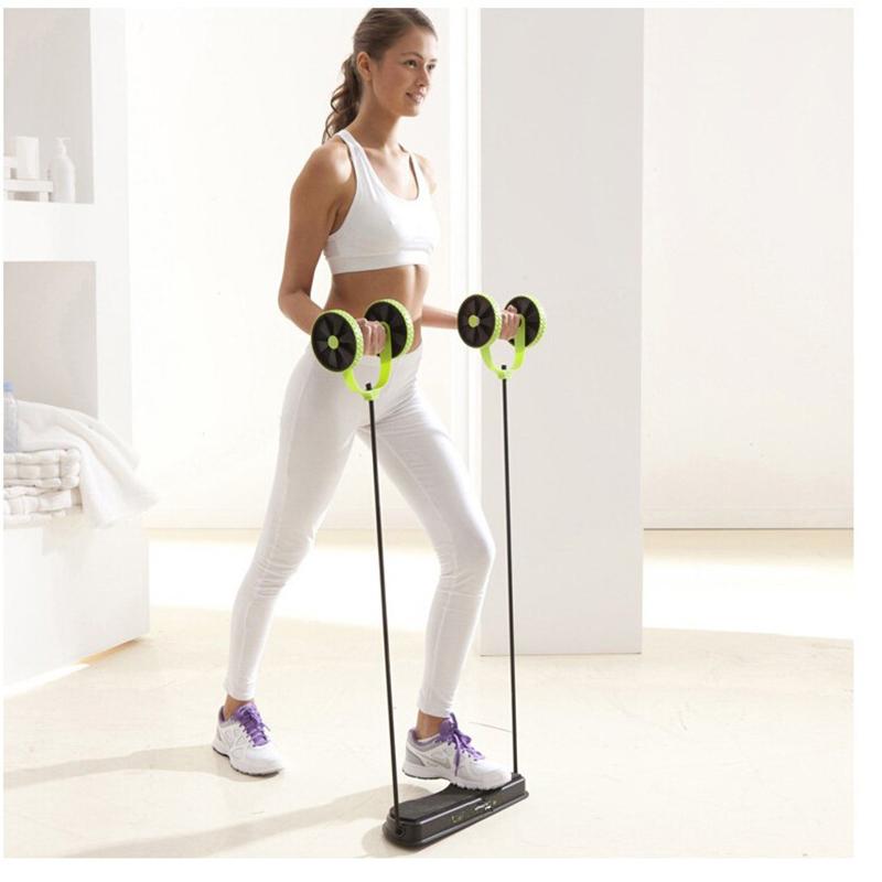 “Double Wheel Abdominal Power Roller – sturdy ab roller with dual wheels for enhanced stability, perfect for core workouts and strength training – Hot Deal Warehouse fitness”
