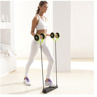 “Double Wheel Abdominal Power Roller – sturdy ab roller with dual wheels for enhanced stability, perfect for core workouts and strength training – Hot Deal Warehouse fitness”
