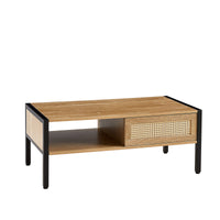 “40.16 inch rattan coffee table – stylish, durable centerpiece for indoor or outdoor living spaces – Hot Deal Warehouse furniture”

