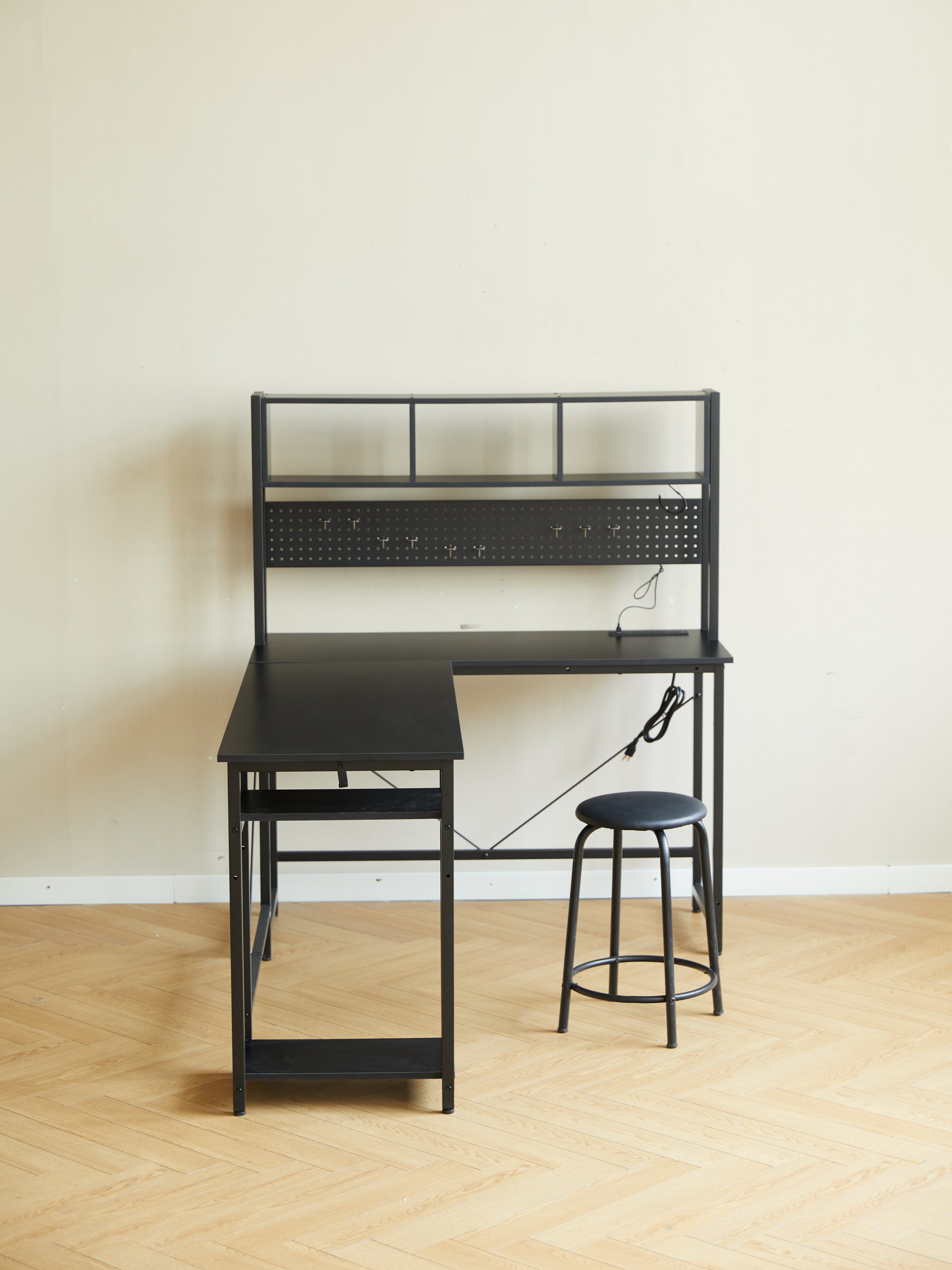 “94.5 inch L shaped gaming desk – spacious, ergonomic workstation for gamers and home office setups – Hot Deal Warehouse furniture”

