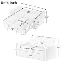 U Style Convertible Sofa With Pull Out Bed Hot Deal Warehouse