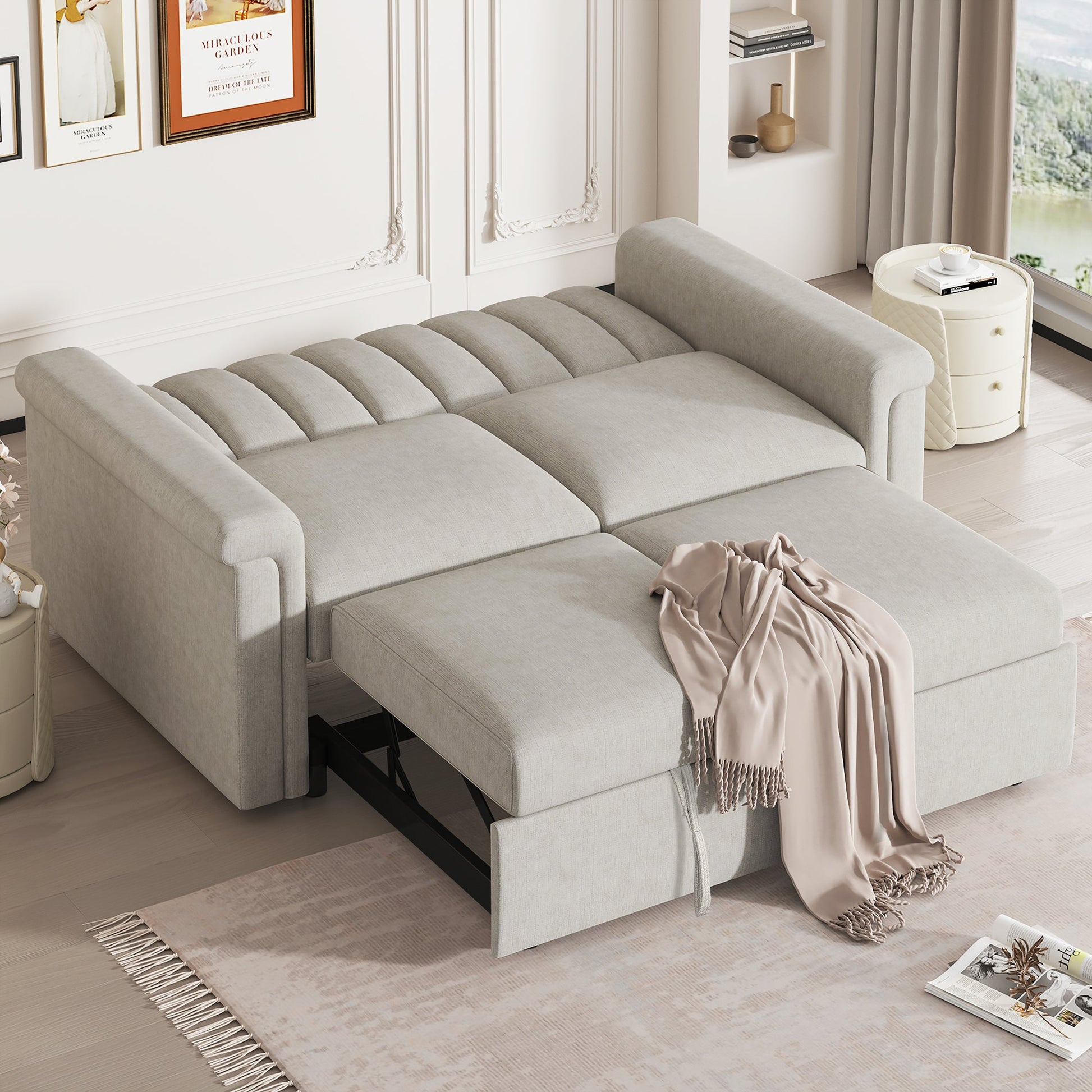 U Style Convertible Sofa With Pull Out Bed Hot Deal Warehouse