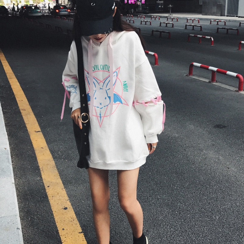 “Bunny Hoodie – cozy, playful hoodie with cute bunny ears, perfect for adding fun and comfort to your everyday style – Hot Deal Warehouse apparel”


