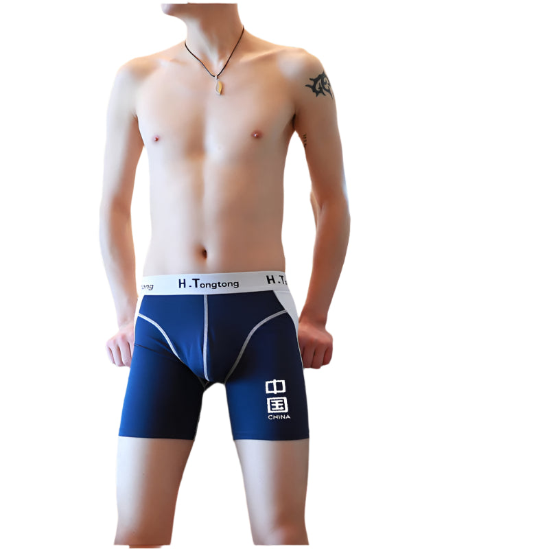 Men’s breathable fitness underwear – anti-chafe cotton sports briefs

