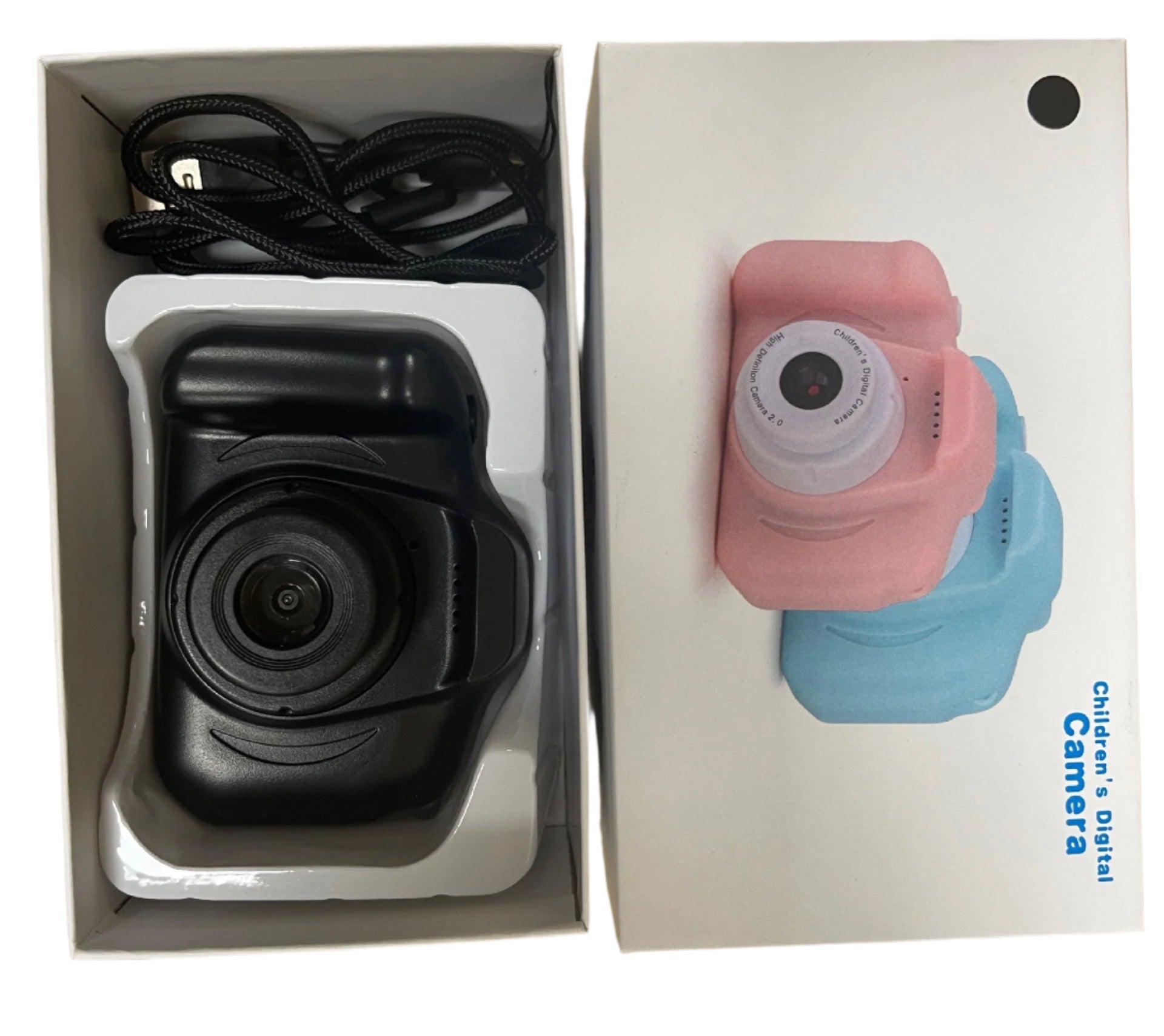 X2 children’s cartoon digital camera in SLR style with HD lens and colorful display.

