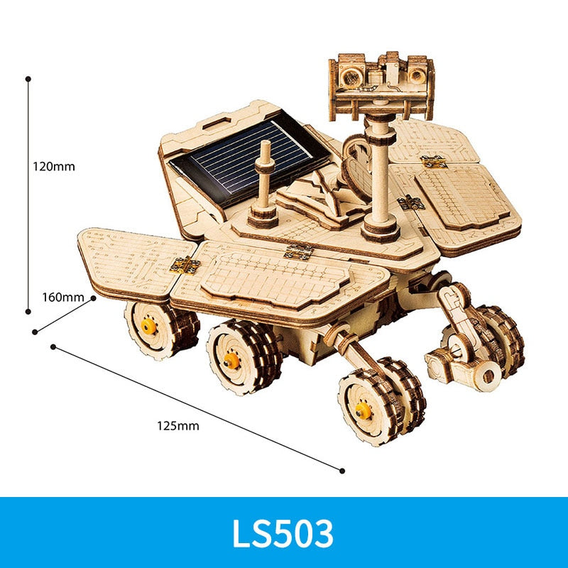 ROBOTIME ROKR DIY Solar Wooden Model Kit Hot Deal Warehouse