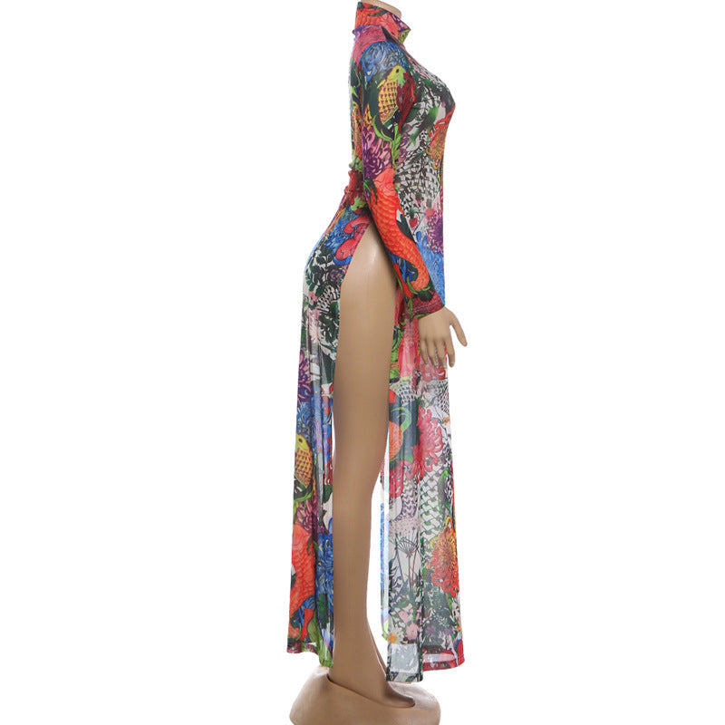 cocktail dress high slit women