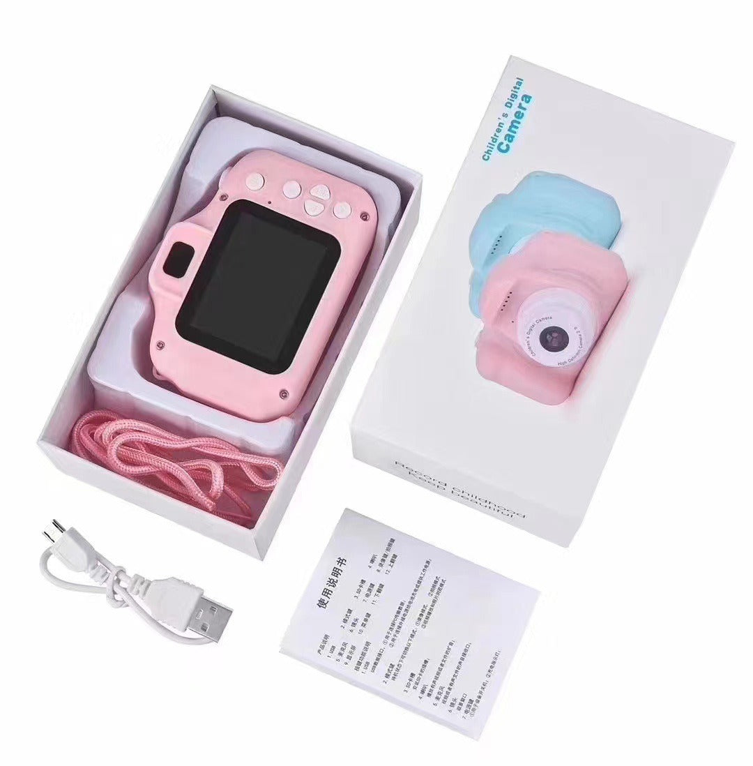 X2 children’s cartoon digital camera in SLR style with HD lens and colorful display.

