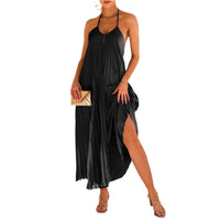 “Everlie A Line Pleated Maxi Dress – women’s flowing pleated maxi dress with a flattering A-line cut, perfect for special occasions and everyday elegance – Hot Deal Warehouse fashion”

